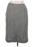 Sandro Sportswear Checkered-gingham Black Wool Skirt Size 16 - photo 2
