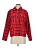Lucky Brand 100% Cotton Plaid Red Jacket Size S - photo 1