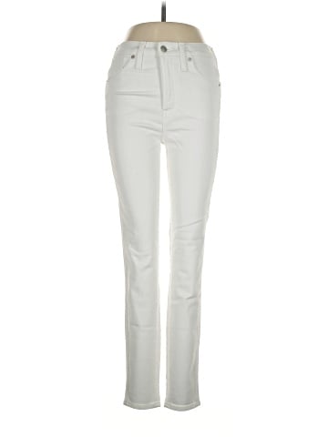 Madewell 10" High-Rise Skinny Jeans in Pure White (view 1)