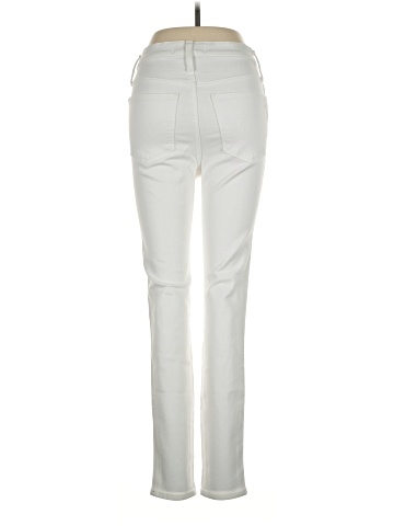 Madewell 10" High-Rise Skinny Jeans in Pure White (view 2)