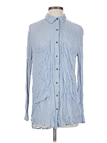 Free People Long Sleeve Button-Down Shirt (view 1)
