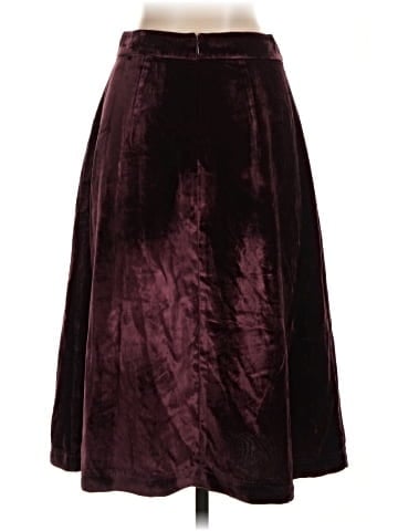 Madewell Velvet Button-Front Midi Skirt (view 2)