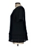 Banana Republic Blue Black Short Sleeve Top Size L - photo 5