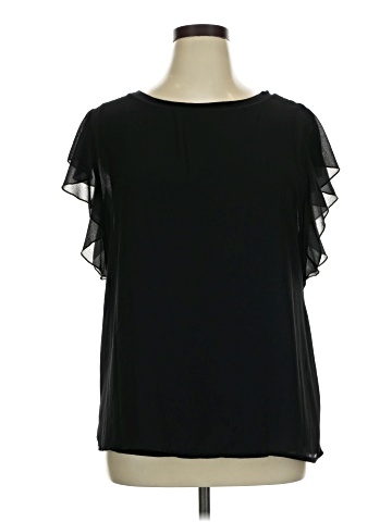 B Collection by Bobeau Short Sleeve Blouse (view 1)