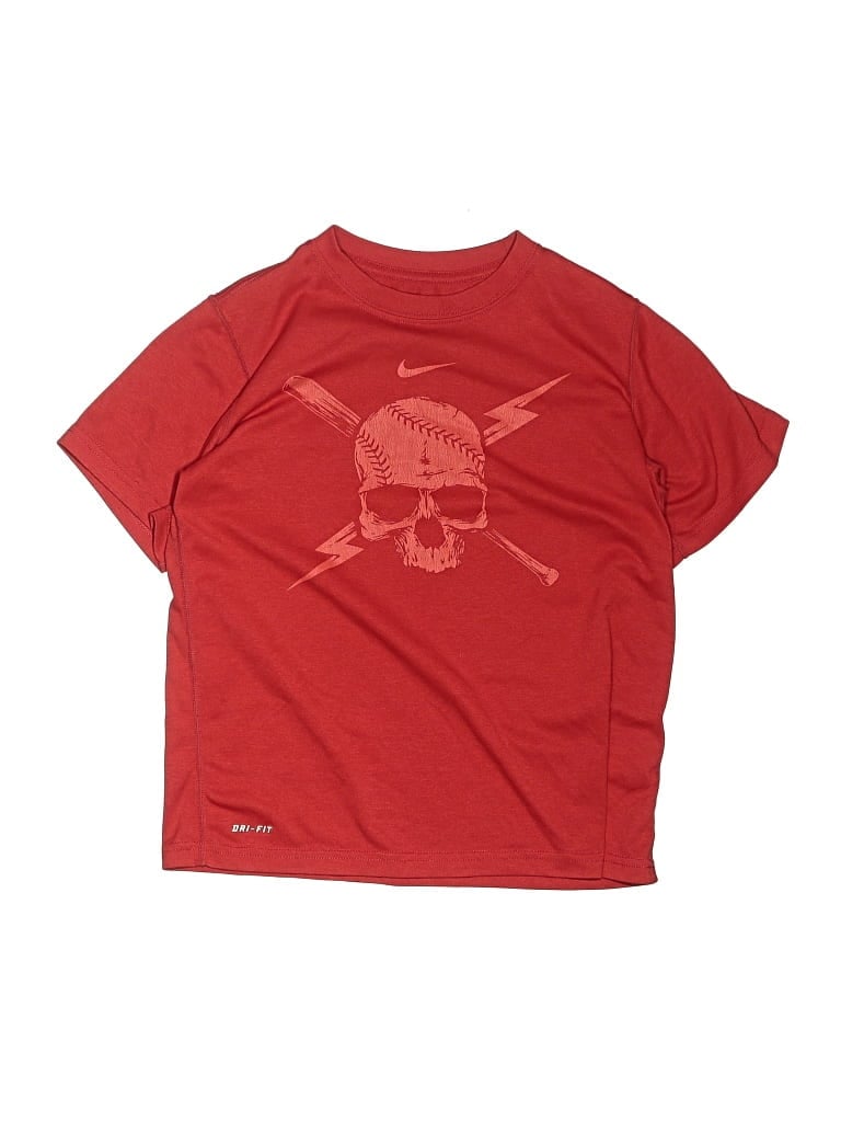 Pre-owned Nike Kids' Short Sleeve T-shirt In Red