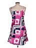 Unbranded 100% Polyester Graphic Pink Cocktail Dress Size L - photo 2