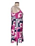 Unbranded 100% Polyester Graphic Pink Cocktail Dress Size L - photo 4