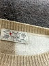 Poof! Color Block Tan Pullover Sweater Size L - photo 7