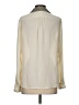 Banana Republic 100% Polyester Ivory Long Sleeve Blouse Size S - photo 2