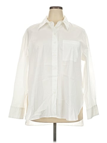 Lane Bryant Long Sleeve Button-Down Shirt (view 1)