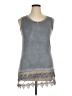Indigo Thread Co. Gray Sleeveless Top Size XL - photo 1