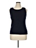 Talbots 100% Cotton Blue Sleeveless Top Size XL - photo 1
