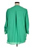 Chaus 100% Polyester Green 3/4 Sleeve Blouse Size XL - photo 2