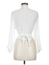 Shein White Long Sleeve Blouse Size 6 - photo 2