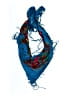 Unbranded Blue Scarf One size - photo 1