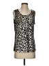 Anne Klein Animal Print Ivory Tank Top Size S - photo 1