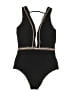 Unbranded Chevron-herringbone Black One Piece Swimsuit Size S (estimated) - photo 2