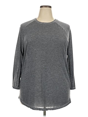 River Island 3/4 Sleeve T-Shirt (view 1)