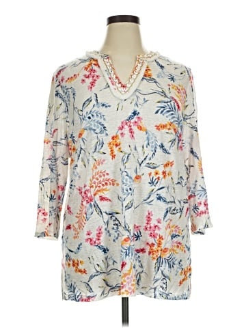Chico's 3/4 Sleeve Blouse (view 1)