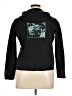 Roxy Black Zip Up Hoodie Size XL - photo 2
