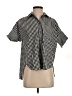 Madewell 100% Cotton Houndstooth Black Gingham-Play Button-Down Shirt Size XS - photo 1