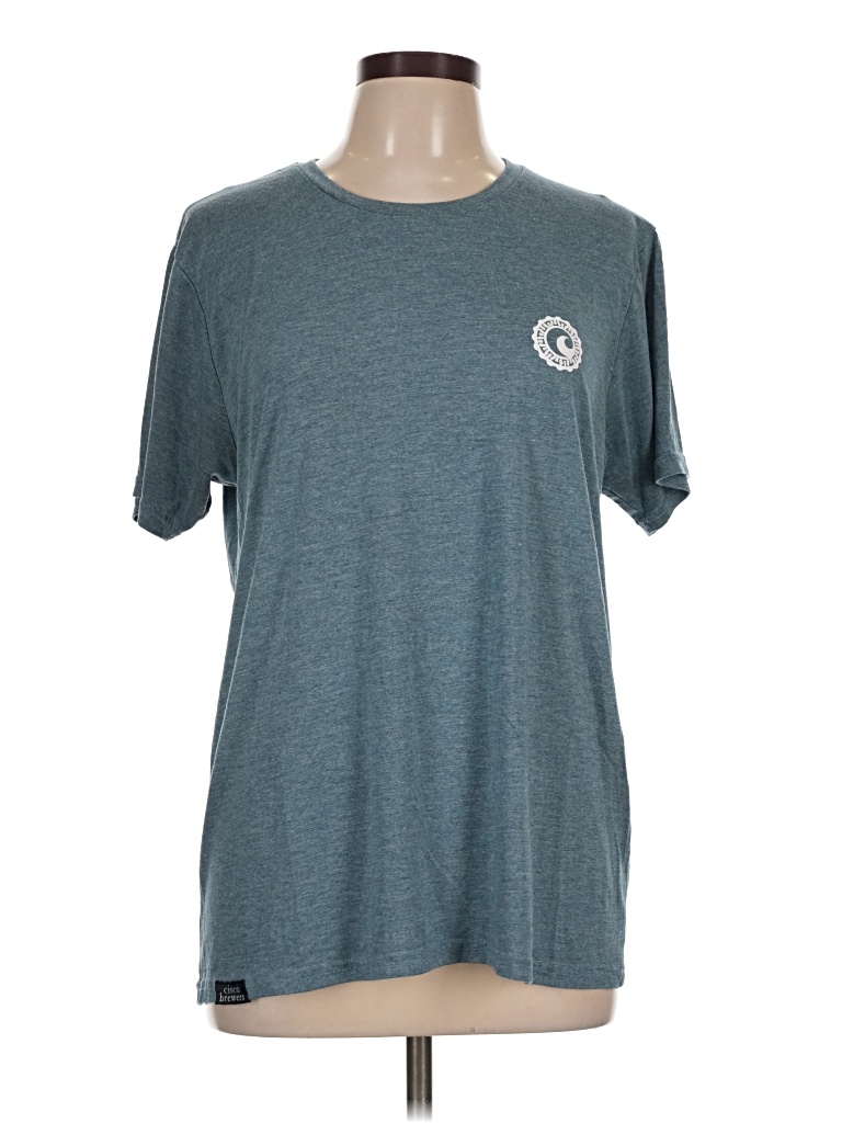 Pre-owned Assorted Brands Short Sleeve T-shirt In Blue