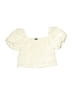 Old Navy Ivory Short Sleeve Blouse Size 6 - 7 - photo 1