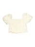 Old Navy Ivory Short Sleeve Blouse Size 6 - 7 - photo 2