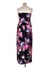 City Chic Floral Black Cocktail Dress Size 16 - photo 2