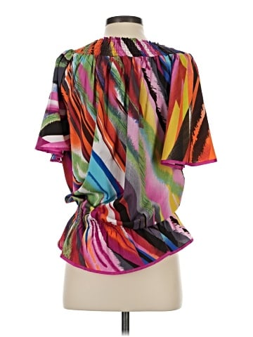 Life Style Short Sleeve Blouse (view 2)