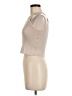 Kourt Tan Short Sleeve Turtleneck Size M - photo 5