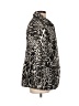 Chico's 100% Polyester Animal Print Ivory Faux Fur Jacket Size Lg (2) - photo 4