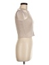 Kourt Tan Short Sleeve Turtleneck Size M - photo 4