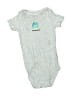 Simple Joys by Carter's 100% Cotton Graphic Gray Short Sleeve Onesie Size 6-9 mo - photo 1