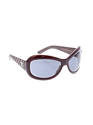 Chanel Quilted Leather CC Logo Sunglasses (view 1)