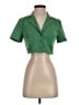 Sun-deh Green Short Sleeve Blouse Size XS - photo 1