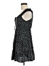 Just Found 100% Rayon Polka Dots Black Casual Dress Size M - photo 5