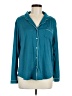 Flora Nikrooz Teal Long Sleeve Blouse Size M - photo 1