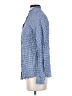 J. McLaughlin Checkered-gingham Blue Long Sleeve Button-Down Shirt Size XS - photo 5