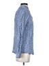 J. McLaughlin Checkered-gingham Blue Long Sleeve Button-Down Shirt Size XS - photo 4
