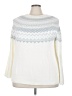 Talbots Chevron-herringbone White Pullover Sweater Size 3X - photo 1