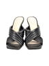Vince Camuto 100% Leather Solid Black Sandals Size 7 1/2 - photo 2