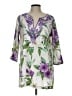 Soft Surroundings Purple 3/4 Sleeve Blouse Size L - photo 1