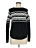 SO 100% Acrylic Chevron-herringbone Black Pullover Sweater Size M - photo 1