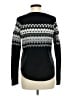 SO 100% Acrylic Chevron-herringbone Black Pullover Sweater Size M - photo 2