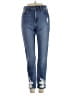 Just Black Hearts Blue Jeans Size 26 waist - photo 1