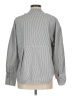 Eri + Ali Stripes Gray Long Sleeve Blouse Size M - photo 2