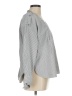 Eri + Ali Stripes Gray Long Sleeve Blouse Size M - photo 4