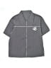 Assorted Brands 100% Polyester Gray Short Sleeve Button-Down Shirt Size M (kids) - photo 1