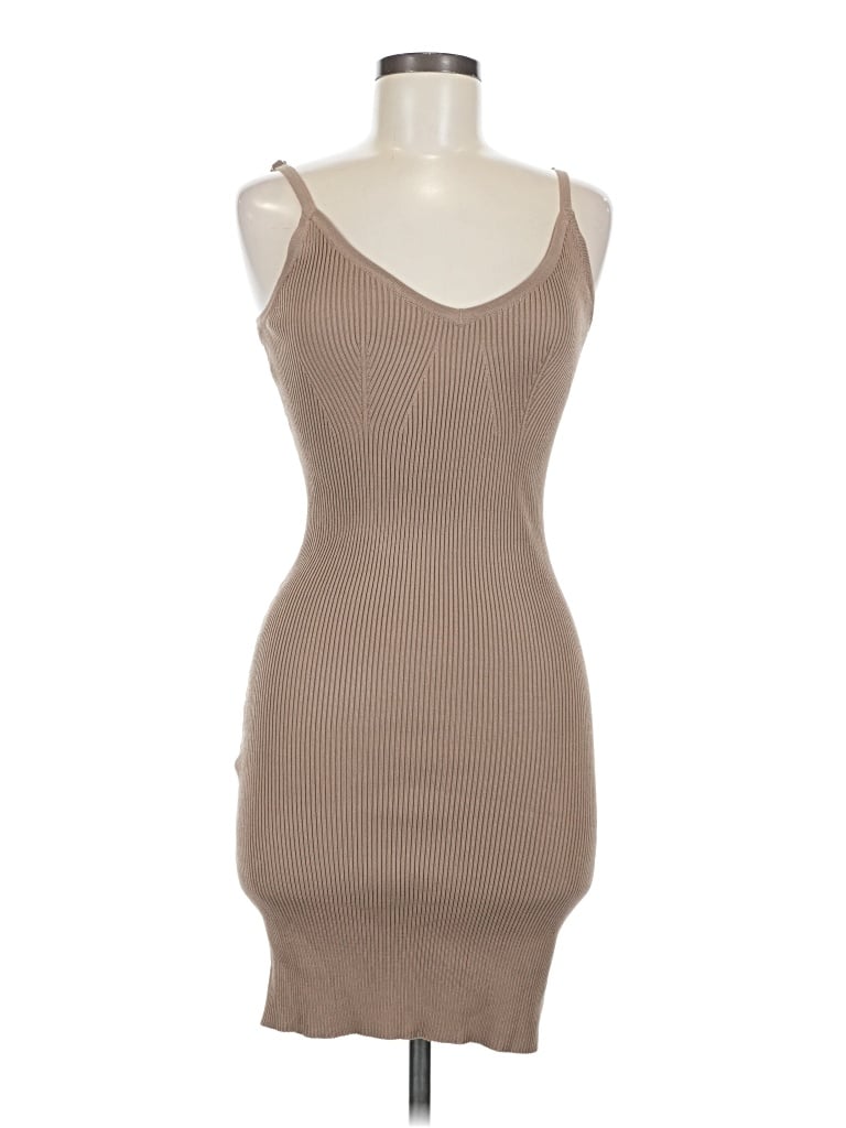 Pre-owned The Workshop Casual Dress In Tan